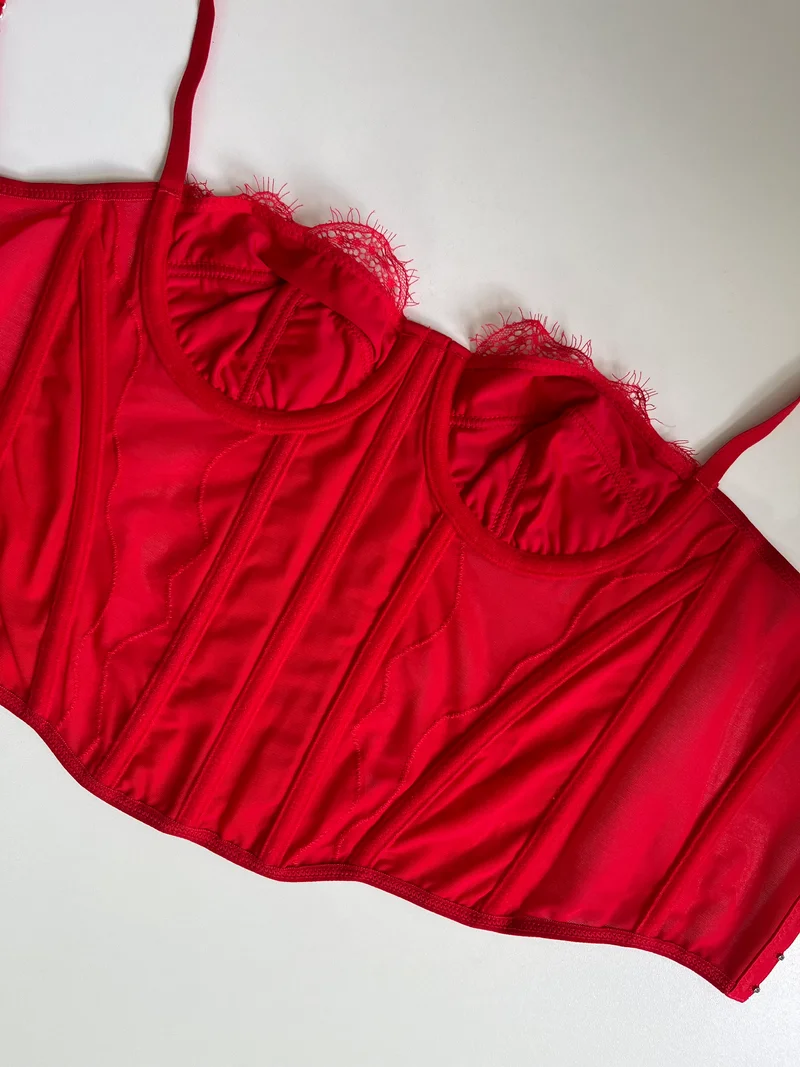 Corselet gringa (vermelho) — foto 2