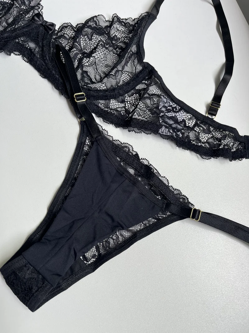 Conjunto Flora (preto) — foto 8