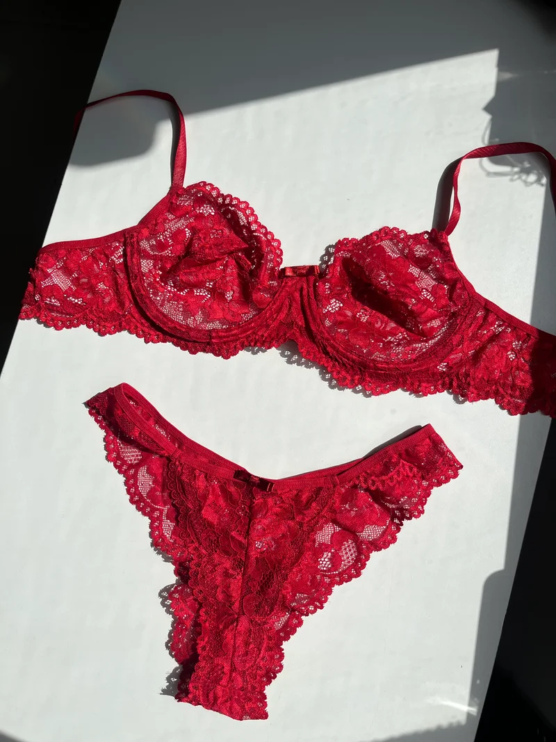 Conjunto Hortência (Vermelho) — foto 1