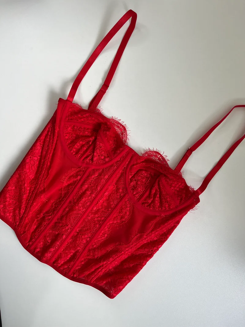 Corselet gringa (vermelho) — foto 4