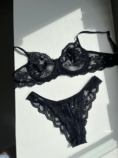 Conjunto Hortência (Preto)