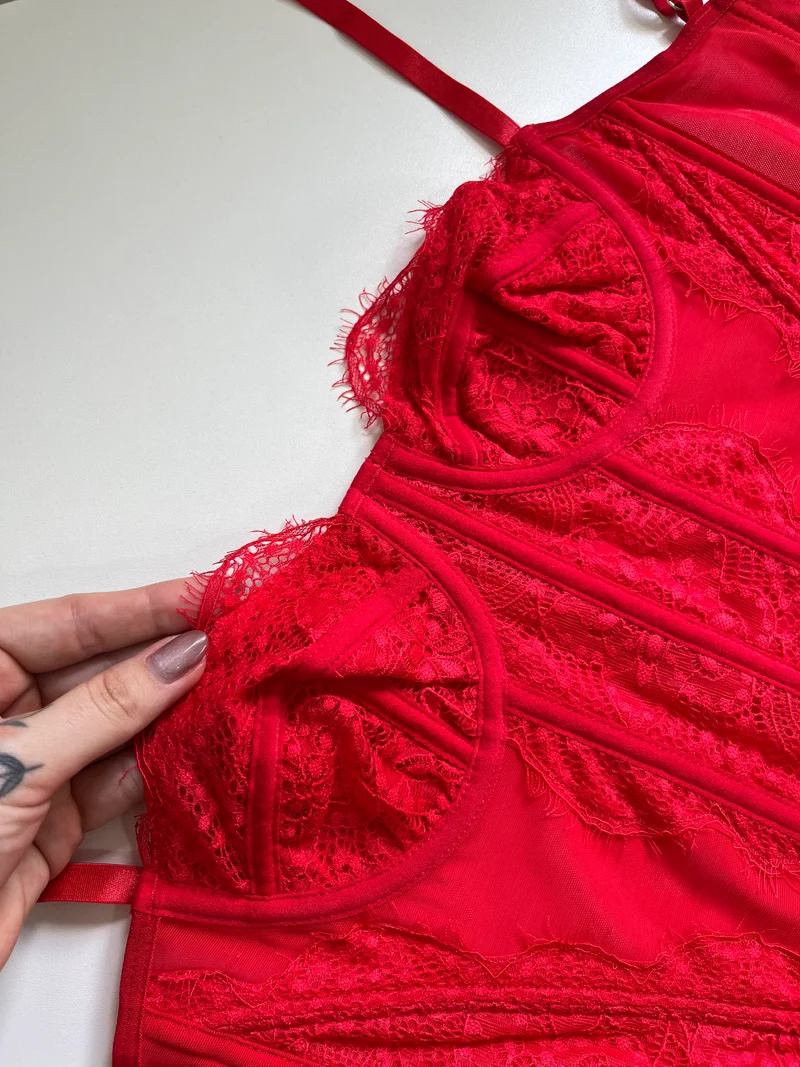 Corselet gringa (vermelho) — foto 5