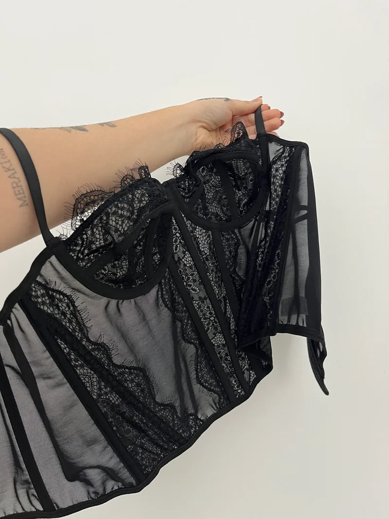 Corselet gringa (preto) — foto 5