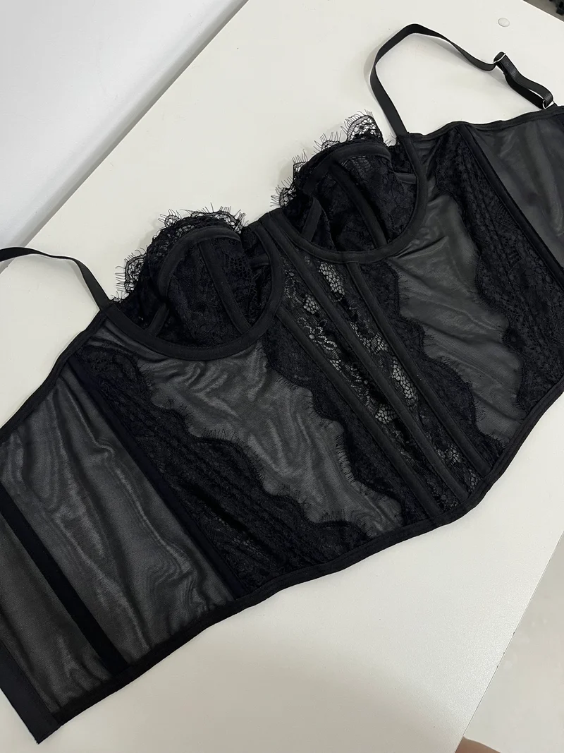 Corselet gringa (preto) — foto 2