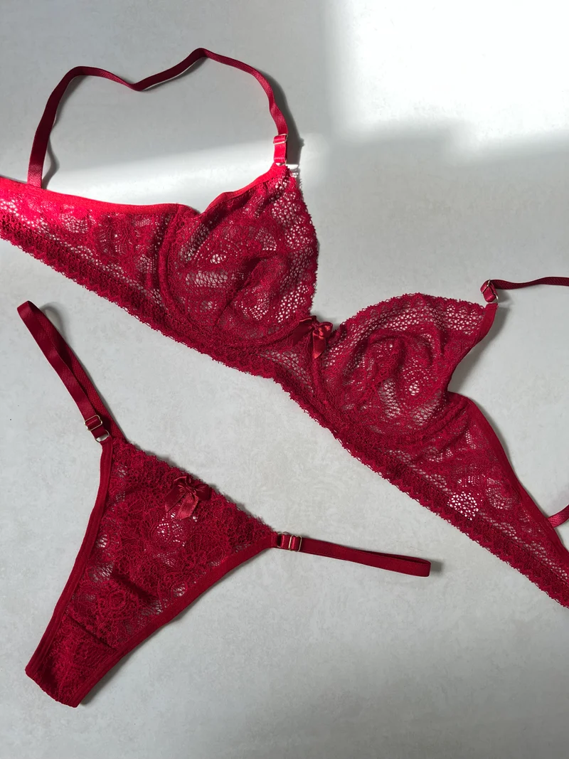 Conjunto Flora (vermelho) — foto 2